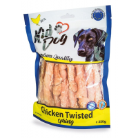 KIDDOG kuřecí prsa ve spirále, měkké masíčko 250 g (min. odběr 5 bal.)