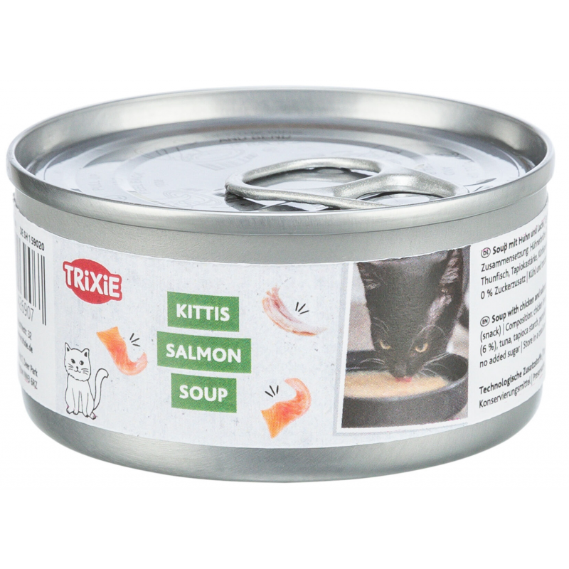 Salmon Soup kura & losos - tekutá maškrta pre mačky, 80 g