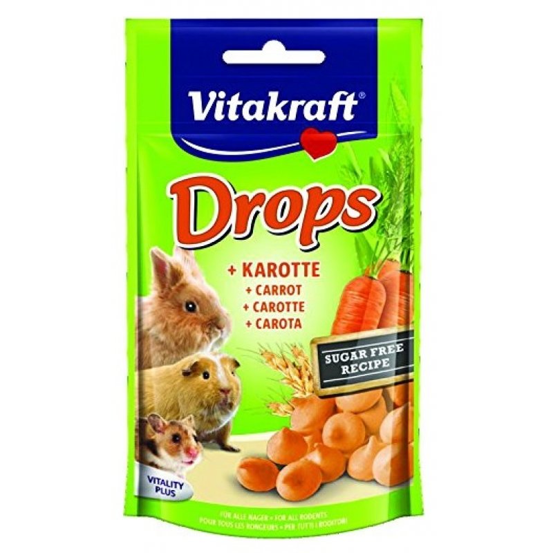 Vitakraft Drops Carrot Rabbit 75g