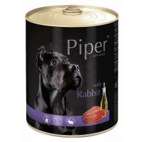 PIPER s králikom, konzerva pre psov 400g