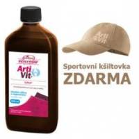 VITAR Veterinae ArtiVit Sirup 500ml+šiltovka béžová