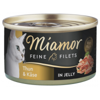 Miamor Cat Filet konzerva tuniak+syr v želé 100g (min. odber 24 ks)