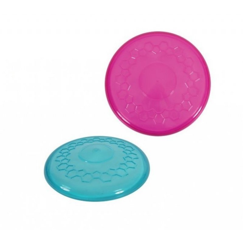 Hračka pes FRISBEE TPR POP 23 cm tyrkysová Zolux
