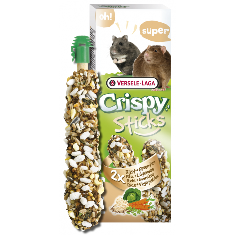 VL Crispy Sticks pre škrečky/potkany Ryža/zelenina 110g