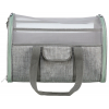 Transportná taška DILLON, 33 × 32 × 54 cm, do 10 kg, sivá/mätová