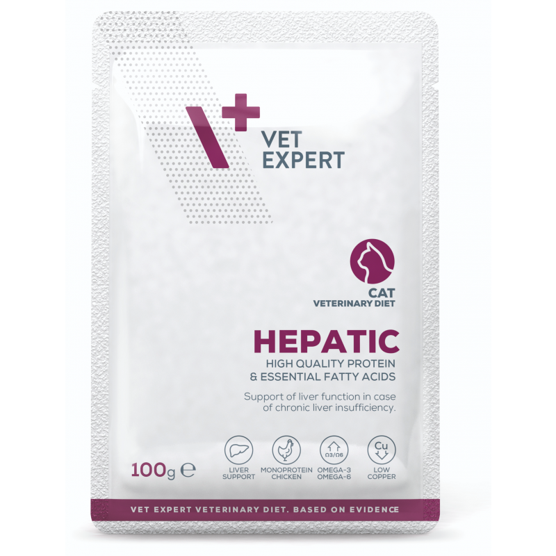 VetExpert VD 4T Hepatic Cat kapsa 100g (min. odběr 12 ks)