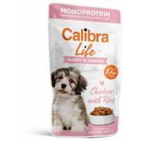 Calibra Dog Life vrecko Puppy&Junior Chicken 150g
