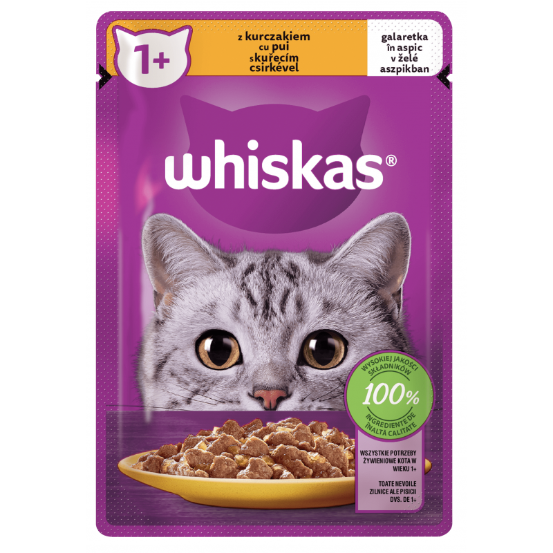 Whiskas vreciek. Core kuracie v želé 85g