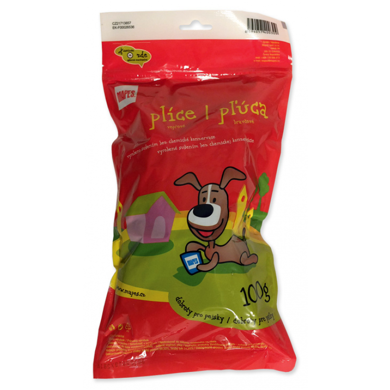 Pochúťka sušená MAPES pľúca 100g