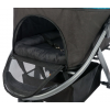 Kočík BUGGY na vzduchových pneu, 60 x 112 x 120 cm, nosnosť 20 kg, antracitová