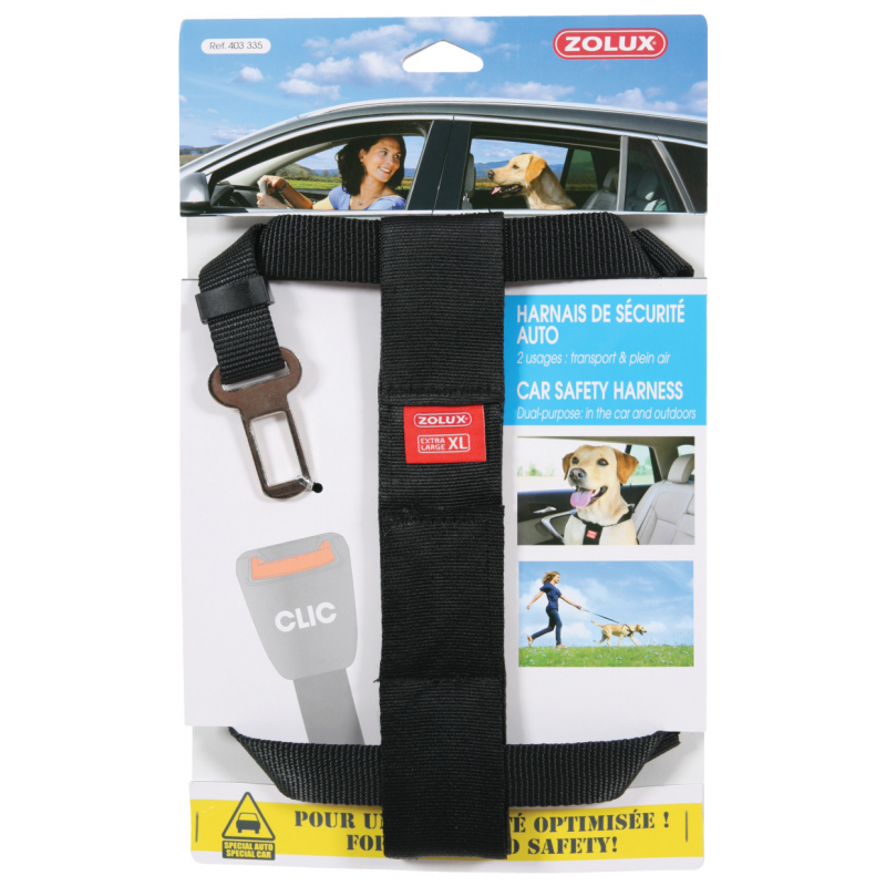 Postroj pes Bezpečnostný do auta XL Zolux max. 96cm