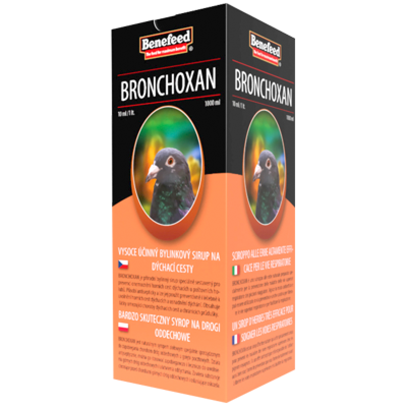 Bronchoxan pre holuby bylinný sirup 1l