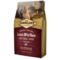 Carnilove Cat Lamb & Wild Boar Adult Sterilised 2kg