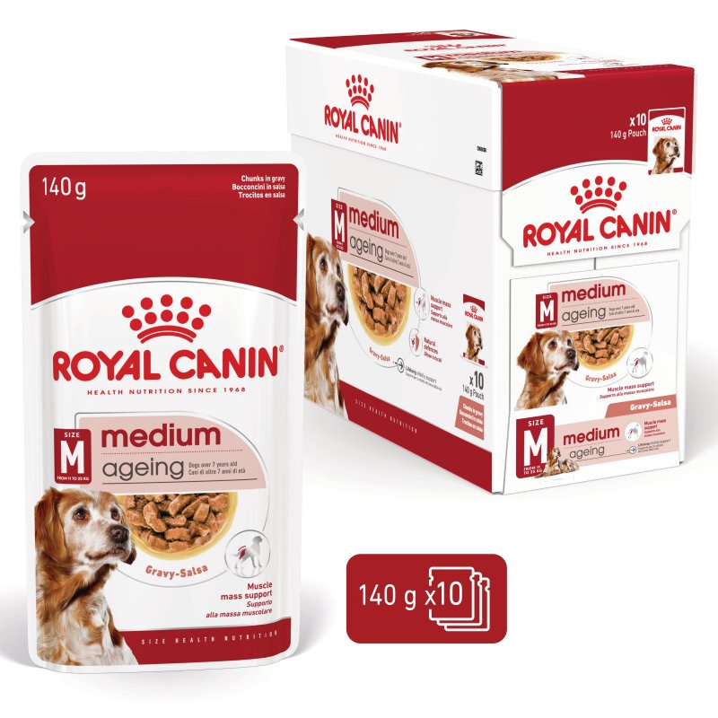 Royal Canin Medium Ageing 10+ 10 x 140g