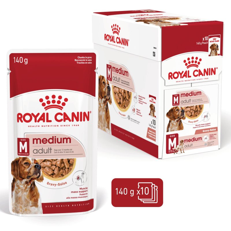 Royal Canin Medium Adult 10 x 140g