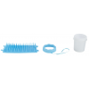PAW CLEANER - kalíšok na čistenie labiek, S-M, silikón/plast, modrá