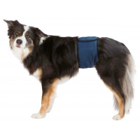 Brušný pás na podložky pre psa samca S 29-37 cm tmavo modrý