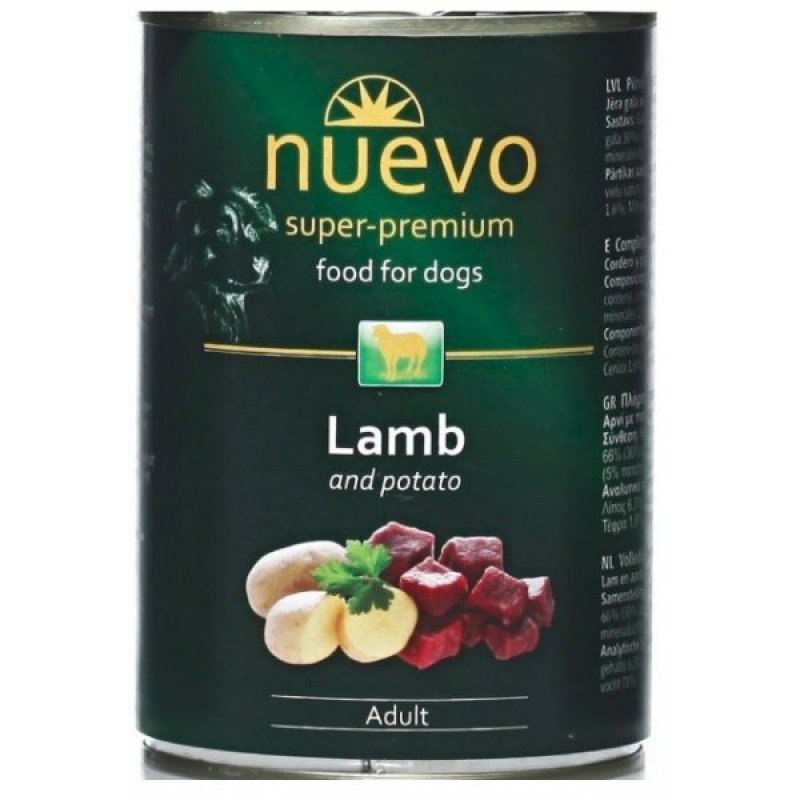 Nuevo pes adult Jahňacie Classic konzerva 400g