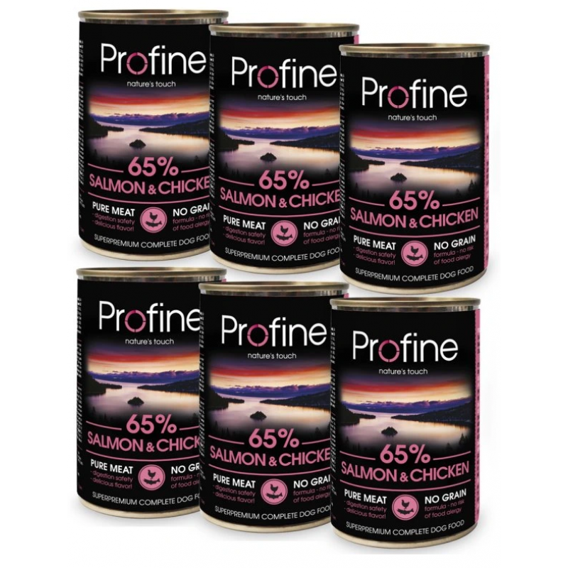 Profine 65% Chicken & Salmon 6x400g