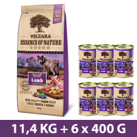 Velxara Dry FM GF dog monoprotein lamb 11,4 kg + 6 KONZERV