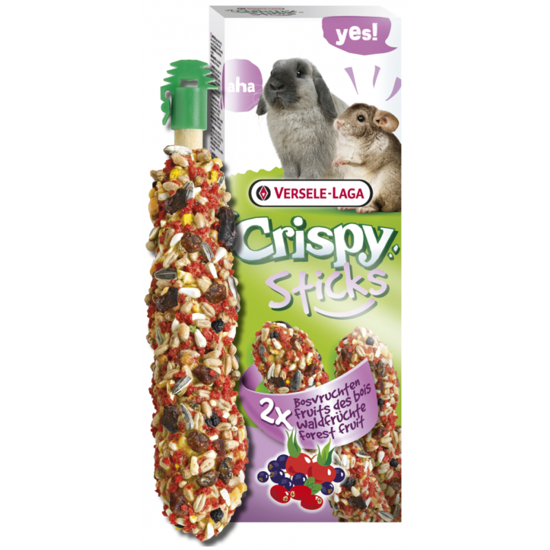 VL Crispy Sticks pre králiky/činčily Lesné ovocie 110g