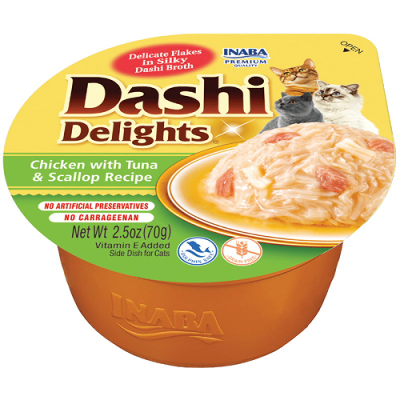 Churu Cat CIAO Dashi kura s tuniakom a hrebenatkou 70g