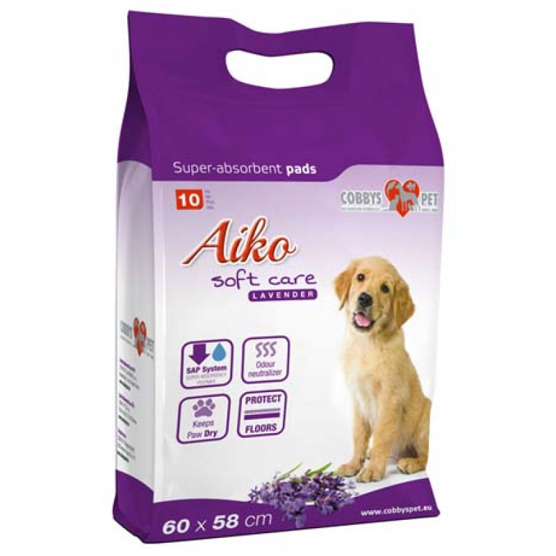 Podložka pre psov Aiko Soft Care s levan. 60x60cm 10ks