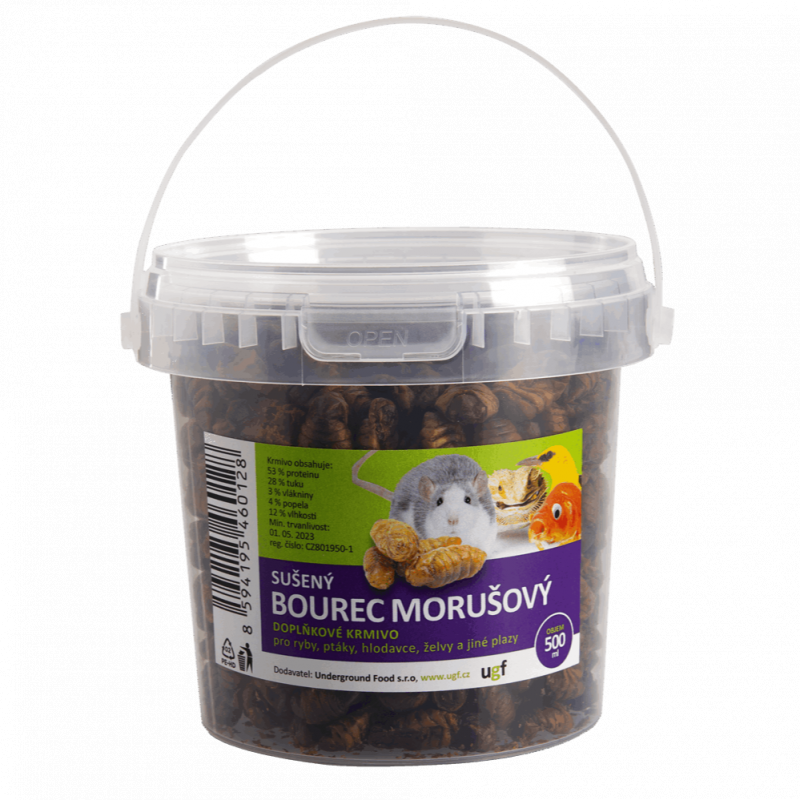 UGF sušená priadka morušová 150g