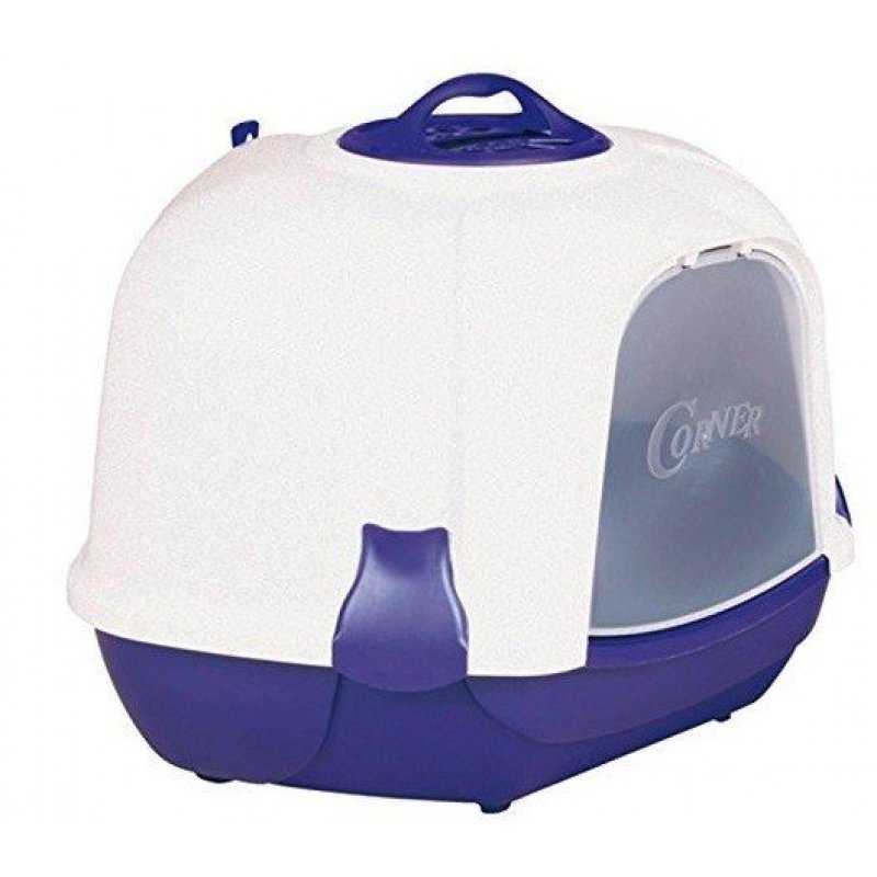 WC Mega Corner 52 x 59,5 x 44,5 cm bielo-modrá