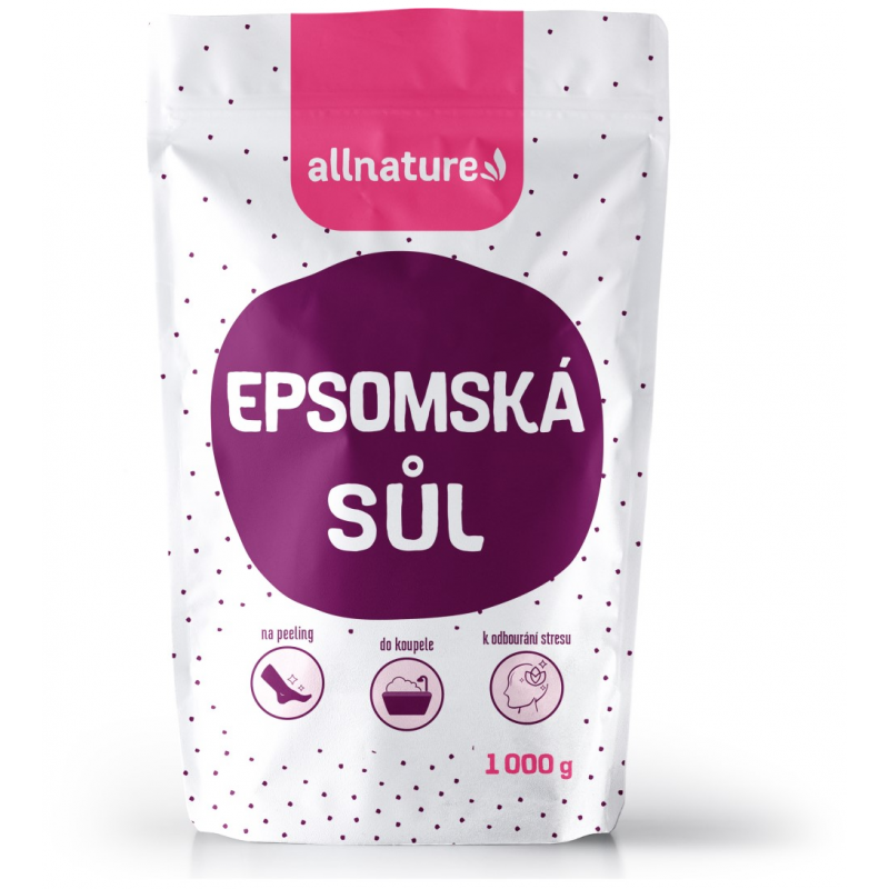 Allnature Epsomská soľ 1000g