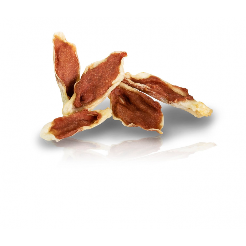 KIDDOG králičí ucho plněné kachním masíčkem 250 g (min. odběr 5 bal.)