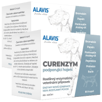 2x Alavis Enzymoterapie-Curenzym pre psy a mačky 80cps