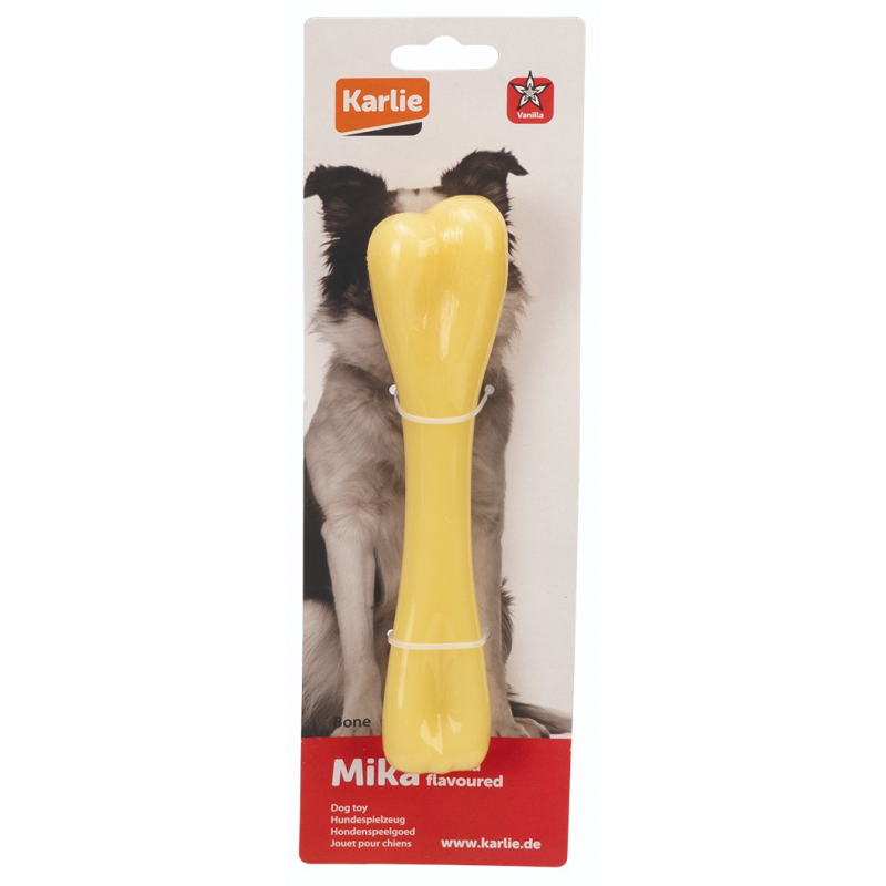Žuvacia kosť dentálna vanilková 13cm KARLIE pre psov