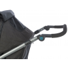Kočík BUGGY na vzduchových pneu, 60 x 112 x 120 cm, nosnosť 20 kg, antracitová