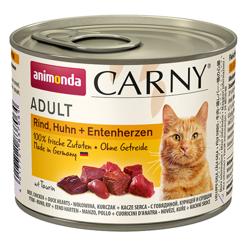 Animonda Cat Carny Adult hovädzie & kura & kačica 200g