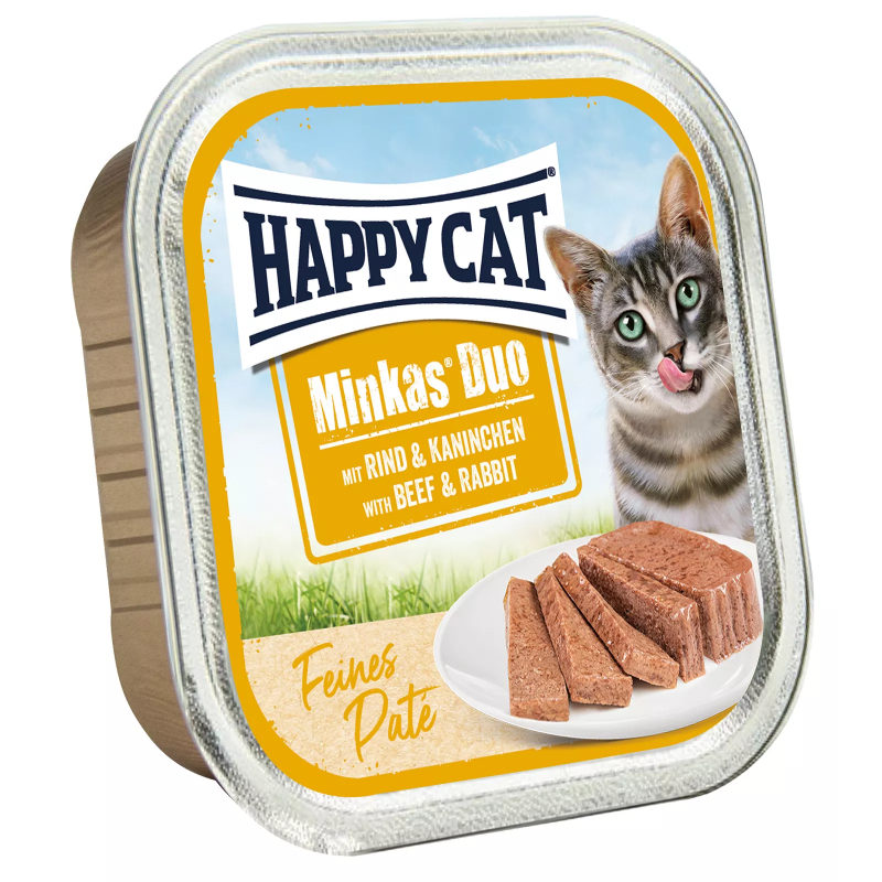 Happy Cat Minkas Duo Rind & Kaninchen Paté 100 g