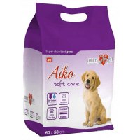 Podložka absorpčná pre psov Aiko Soft Care 60x58cm 30ks