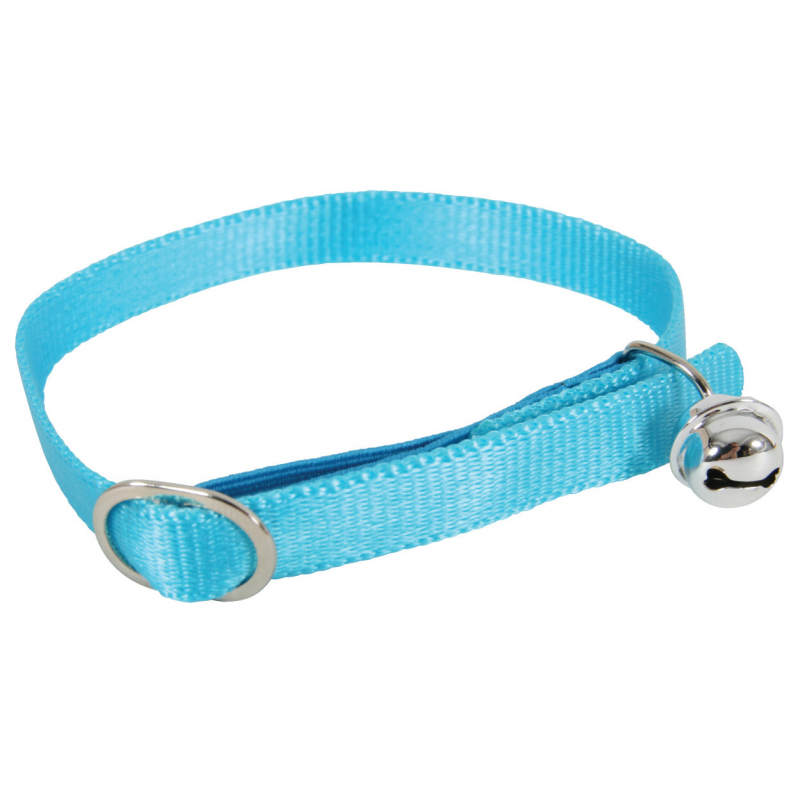 Obojek mačka nylon 10mm/30cm modrý Zolux