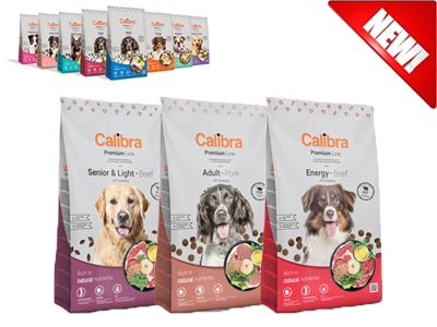 Calibra Premium Line predstavuje 3 nové receptúry pre vašich miláčikov