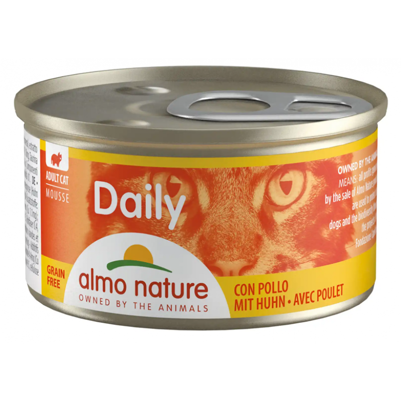 Almo Nature Daily Menu WET CAT - Pena s kuraťom 85g