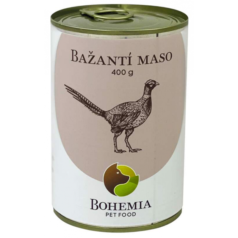 BOHEMIA Bažantie mäso vo vlastnej šťave 400g