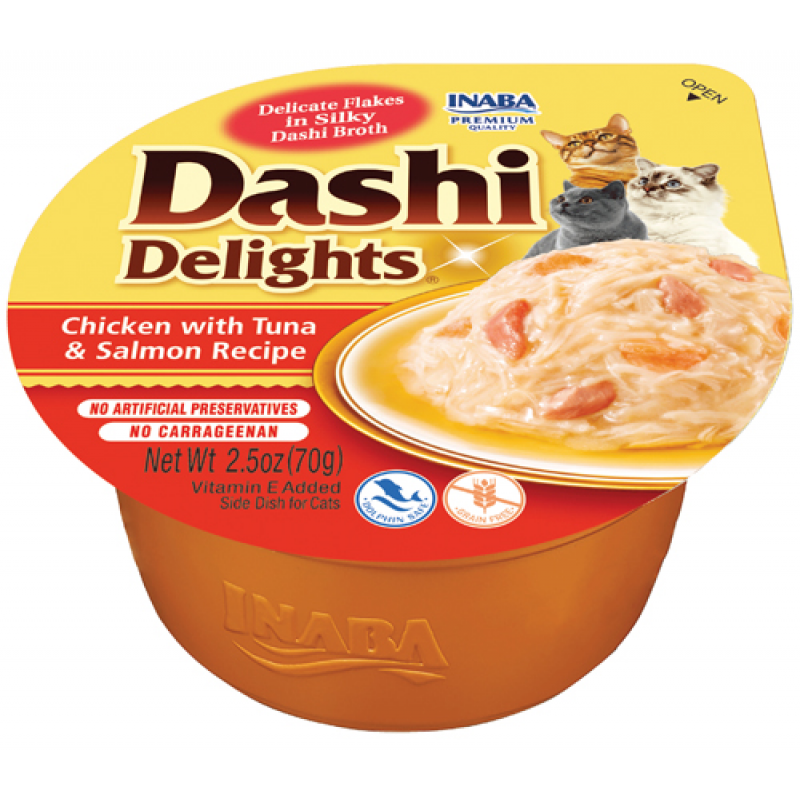 Churu Cat CIAO Dashi kura s tuniakom a lososom 70g
