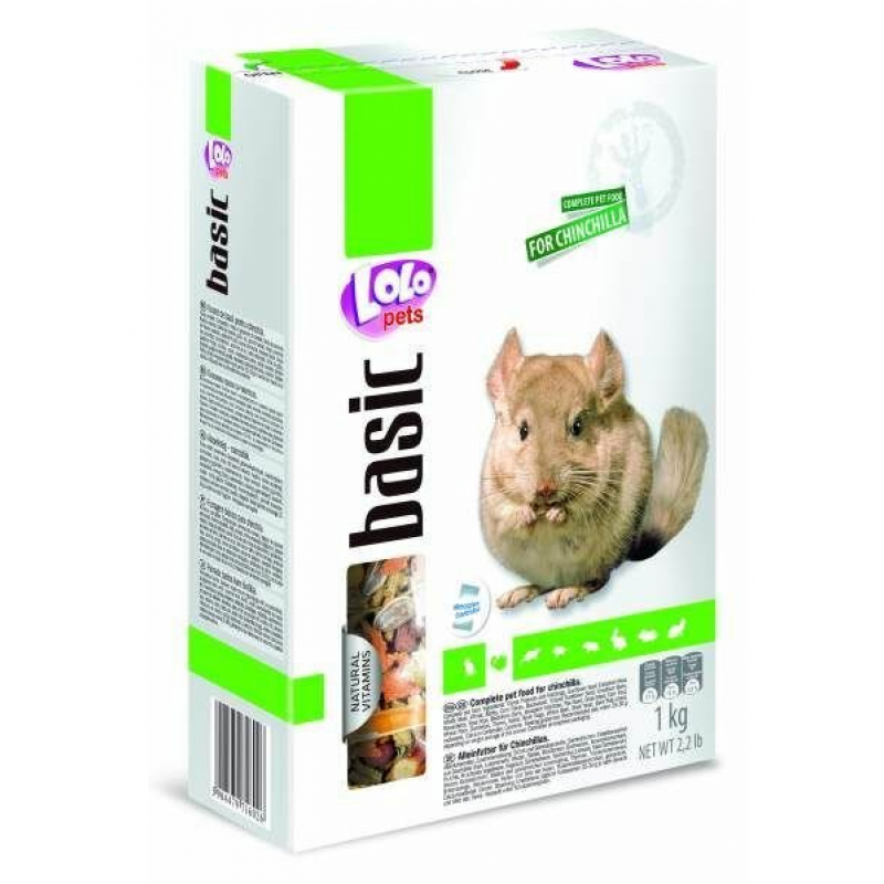 LOLO BASIC kompletné krmivo pre činčily 1000 g