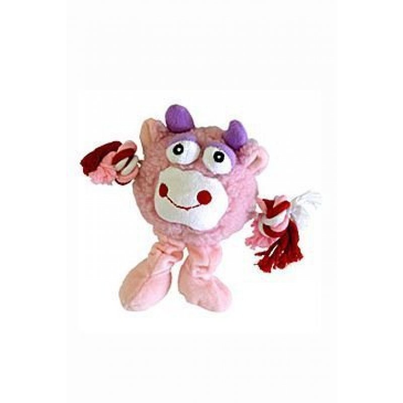 Hračka pes Trio Monster Friend ružový plyš 21cm