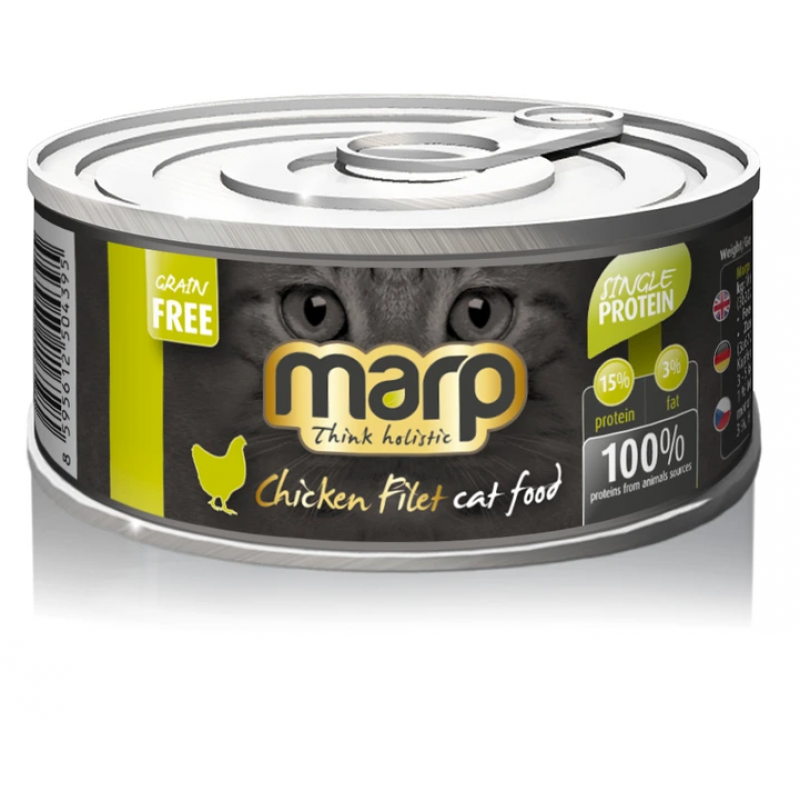 Marp Chicken Filet konzerva pre mačky s kuracími prsiami 70g