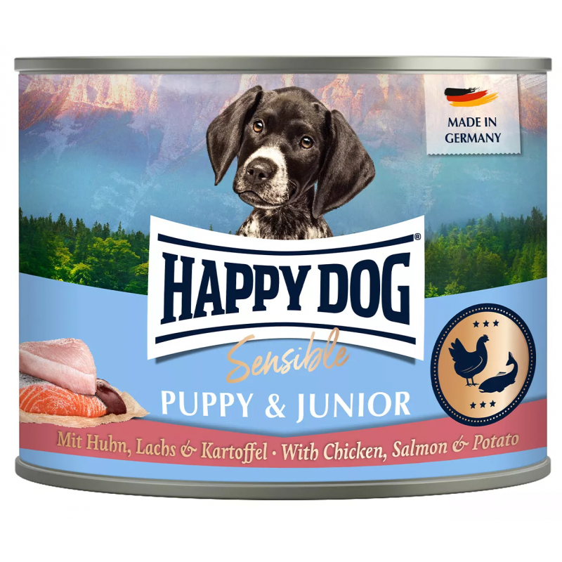 Happy Dog SENSIBLE Puppy Lachs - losos 200 g