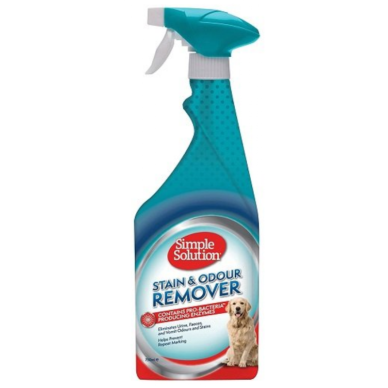 SIMPLE SOLUTION Stain & Odor Remover Odstraňovač škvŕn a pachu pre psov 750ml