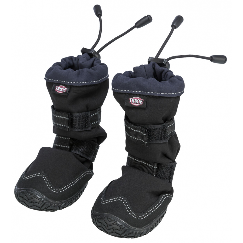 Walker Active Long L, ochranné topánky pre psov, 2ks, čierna