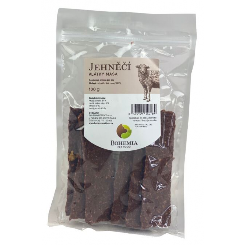 BOHEMIA Jahňacie plátky 100g