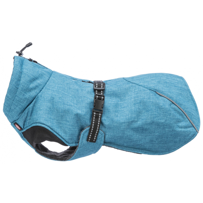 Zateplený zimný kabátik RIOM, XL: 70 cm, modrá